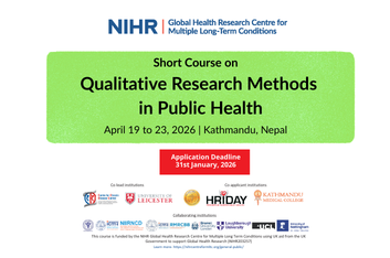 Nepal- Short Course on Qualitative Research Methods in Public Health