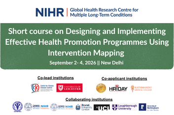 Short Course on Designing and Implementing Effective Health Promotion Programmes Using Intervention Mapping